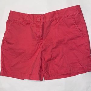 Ann Taylor Loft Original Shorts Pink Salmon 5 Pockets EUC Size 2